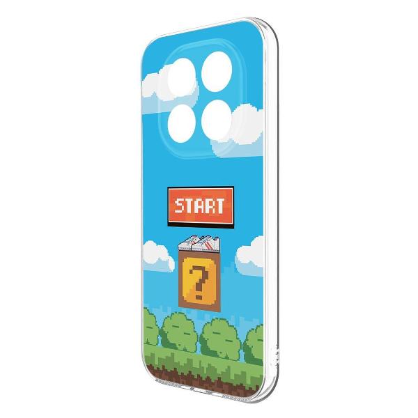 Изображение товара Чехол Krutoff Кроссовки детские 8-Бит Redmi Note 14 Pro 4G