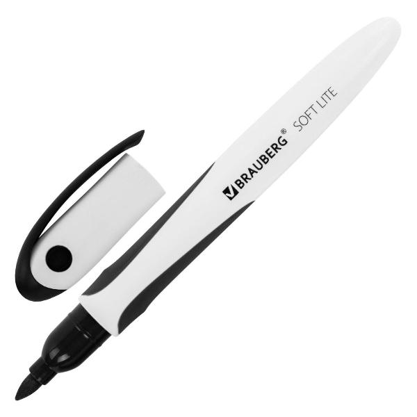 Изображение товара Маркер стираемый для доски Brauberg 4 цв., "SOFT LITE", 3 мм, резин. вставка, 152107