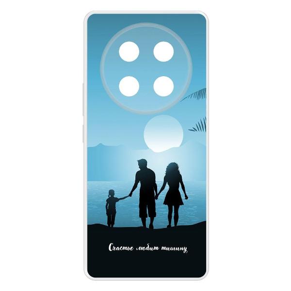 Изображение товара Чехол Krutoff Счастье любит тишину для Honor X60 Pro
