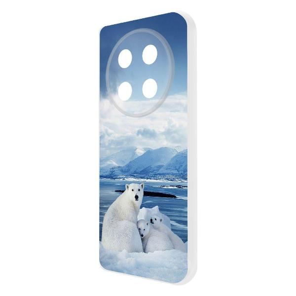 Изображение товара Чехол Krutoff Полярные медведи для Honor X60 Pro