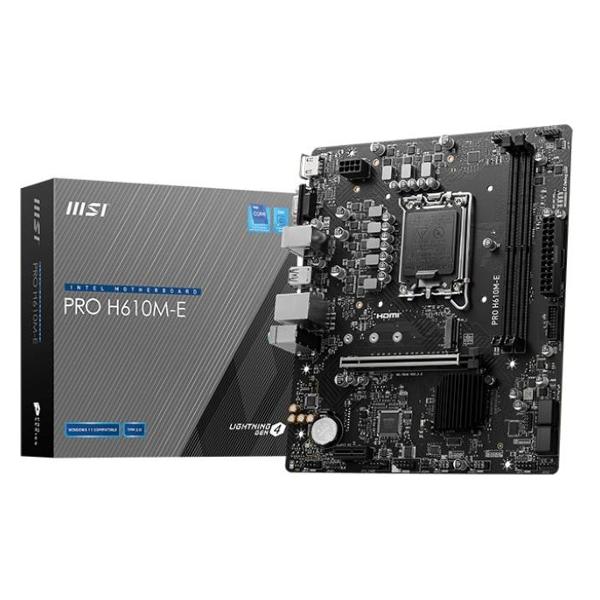 Материнская плата MSI PRO H610M-E