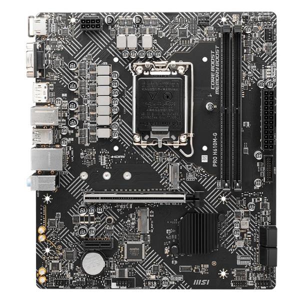 Изображение товара Материнская плата MSI PRO H610M-G
