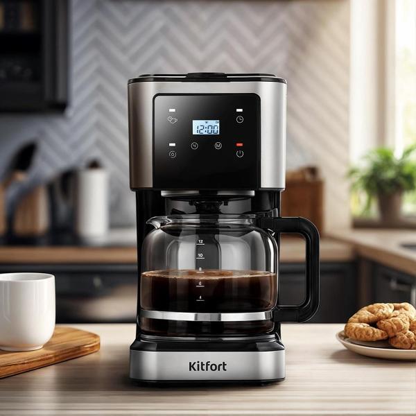 Изображение товара Кофеварка капельного типа Kitfort КТ-7628