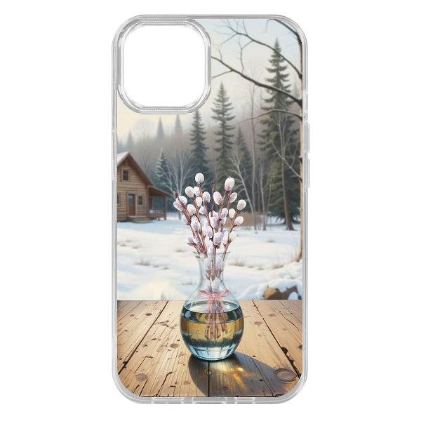 Изображение товара Чехол для смартфона, телефона Krutoff Мандаринки для iPhone 15 Pro черный (598089)