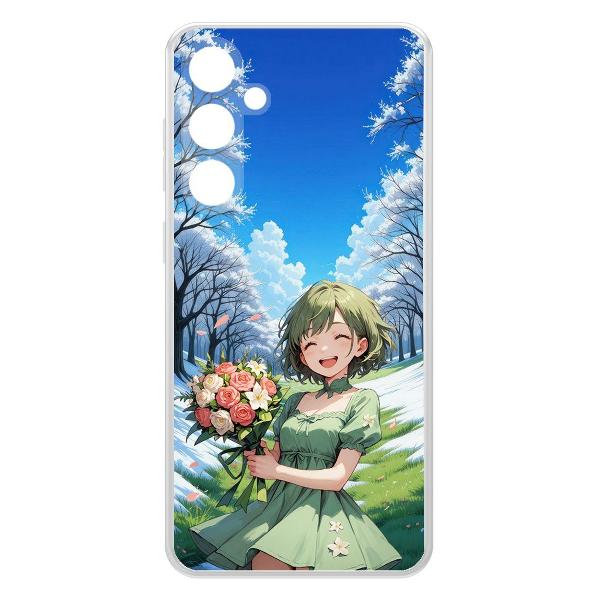 Изображение товара Чехол для смартфона Krutoff Galaxy S23 FE Аниме весна