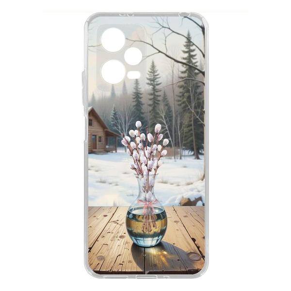 Изображение товара Чехол для смартфона Xiaomi Poco X5 Krutoff Верба Прозрачный с рисунком Изображение товара Чехол для смартфона Xiaomi Poco X5 Krutoff Верба Прозрачный с рисунком