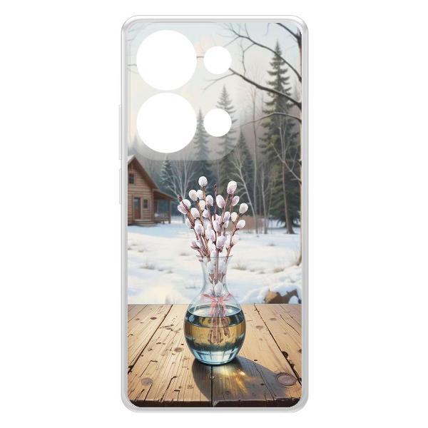 Изображение товара Чехол Krutoff Верба Xiaomi Redmi Note 13 Pro 4G