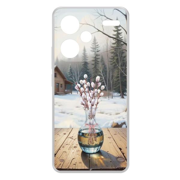 Изображение товара Чехол Krutoff Верба Xiaomi Redmi Note 13 Pro+ 5G