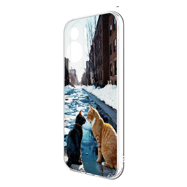 Изображение товара Чехол Krutoff Мартовские коты Honor X50i