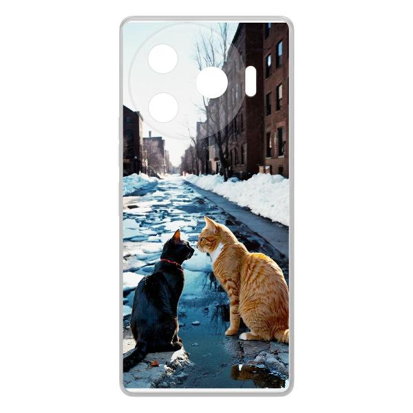 Изображение товара Чехол Krutoff Мартовские коты TECNO Camon 30 Pro 5G
