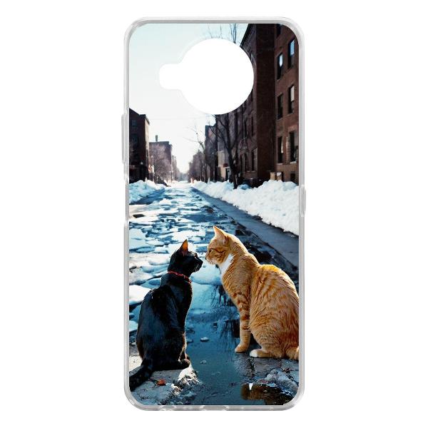 Изображение товара Чехол Krutoff Мартовские коты Nokia 8.3 5G