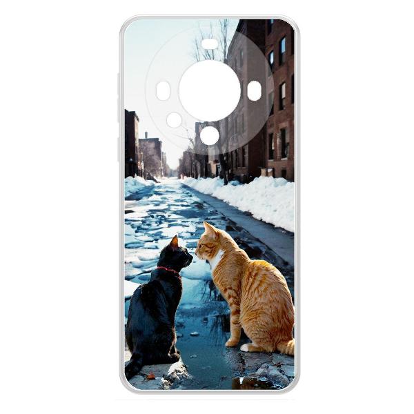 Изображение товара Чехол для смартфона Huawei Mate 60 Pro Krutoff с изображением котов Изображение товара Чехол для смартфона Huawei Mate 60 Pro Krutoff с изображением котов