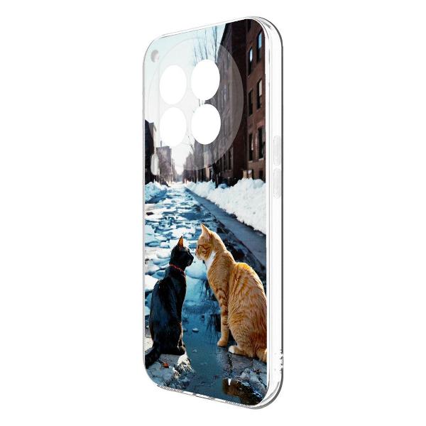 Изображение товара Чехол Krutoff Мартовские коты TECNO Camon 30 Premier 5G