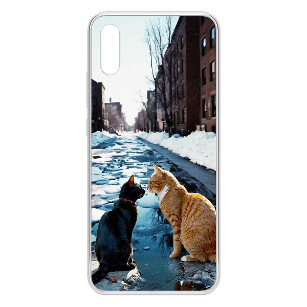 Изображение товара Чехол для Xiaomi Redmi 9A Krutoff Мартовские коты силиконовый Изображение товара Чехол для Xiaomi Redmi 9A Krutoff Мартовские коты силиконовый