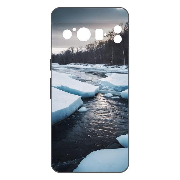 Изображение товара Чехол силиконовый Krutoff Весенний ледоход для Google Pixel 8 Pro