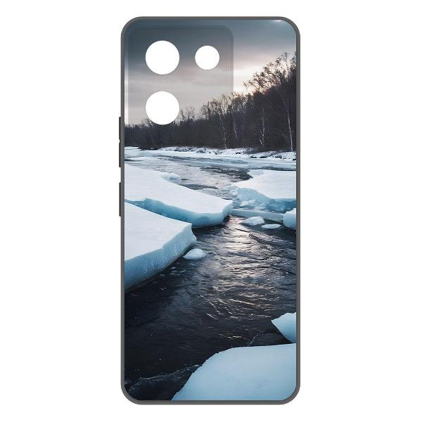 Изображение товара Чехол Krutoff Весенний ледоход Vivo Y27 4G черный Изображение товара Чехол Krutoff Весенний ледоход Vivo Y27 4G черный