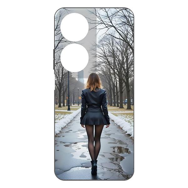 Изображение товара Чехол Krutoff Весна в городе Honor X7b черный