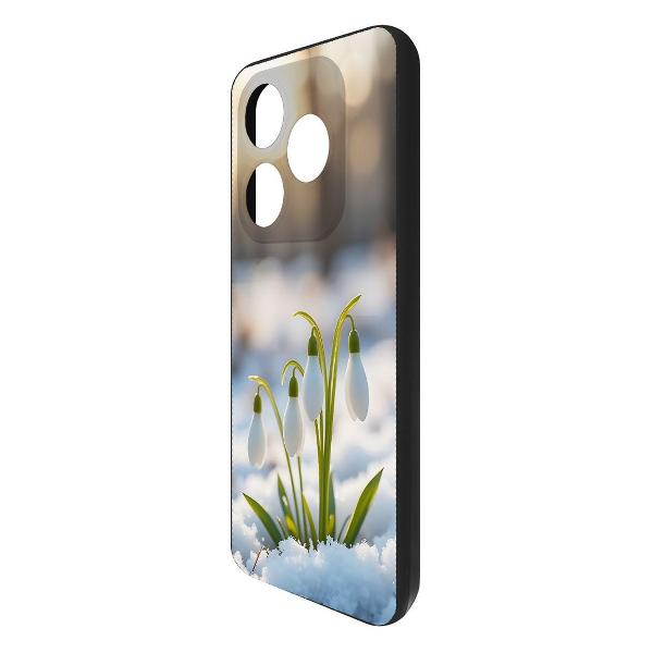 Изображение товара Чехол Krutoff Подснежники TECNO Spark 20 Pro