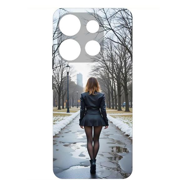 Изображение товара Чехол Krutoff Весна в городе TECNO POP 7 Pro