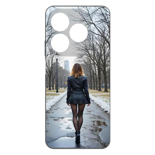 Изображение товара Чехол Krutoff Весна в городе TECNO Spark 20