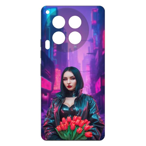 Изображение товара Чехол Krutoff Киберпанк-весна TECNO Camon 30 5G черный