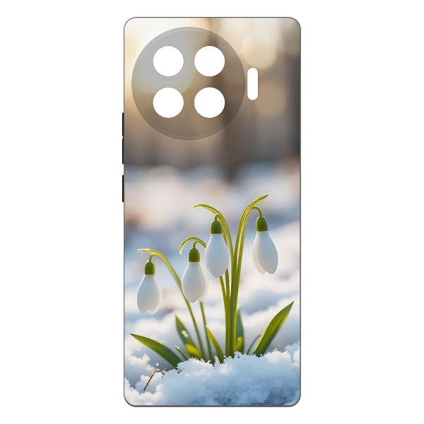 Изображение товара Чехол Krutoff Подснежники TECNO Spark 20 Pro+ (599762)