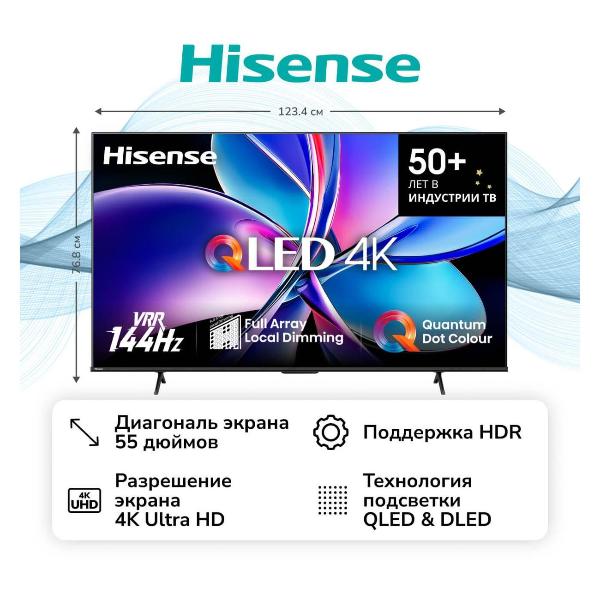 Телевизор Hisense 55E7Q PRO