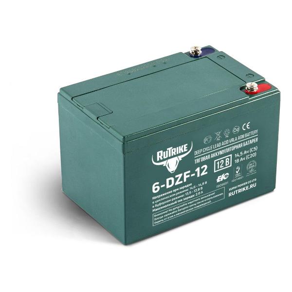 Изображение товара Тяговый аккумулятор Rutrike 6-DZF-12 (12V13A/H C3)
