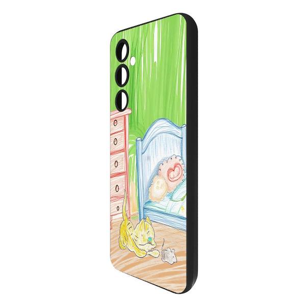 Изображение товара Чехол Krutoff Кошки-мышки Samsung Galaxy A55 5G