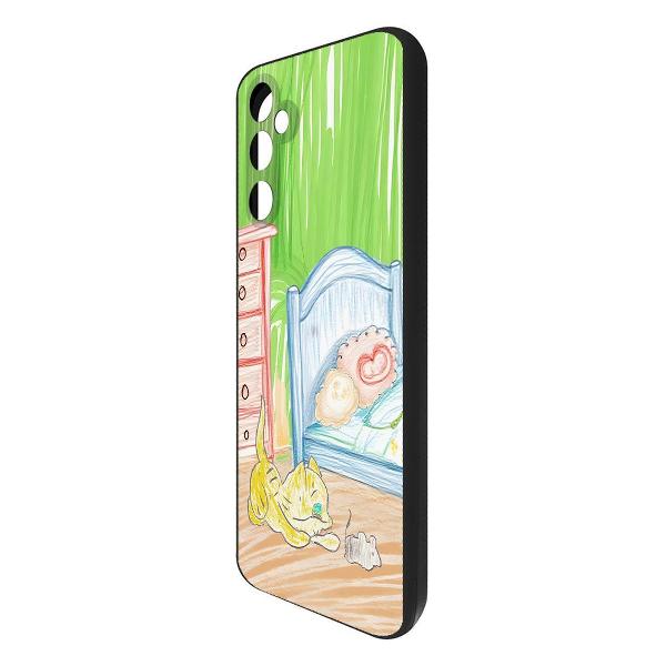 Изображение товара Чехол Krutoff Кошки-мышки Samsung Galaxy A05s (604731)