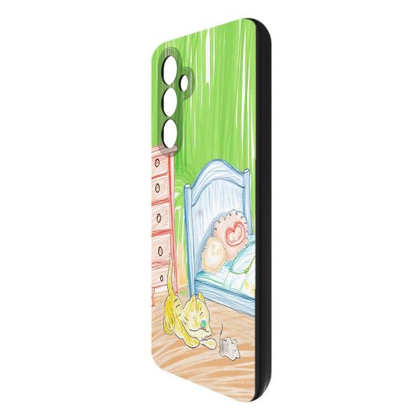 Изображение товара Чехол Krutoff Кошки-мышки Samsung Galaxy A54 5G