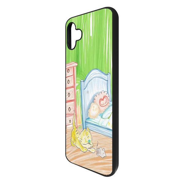 Изображение товара Чехол Krutoff Кошки-мышки Samsung Galaxy M04 (604802)