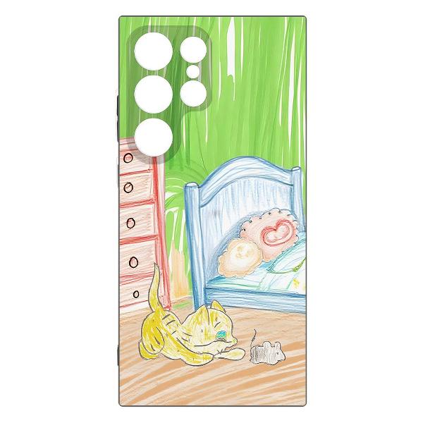 Изображение товара Чехол Krutoff Кошки-мышки Samsung Galaxy S24 Ultra