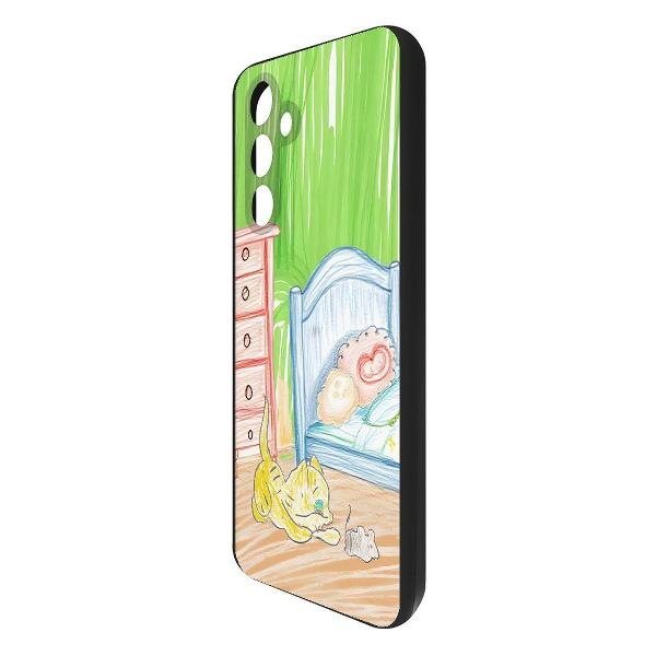 Изображение товара Чехол Krutoff Кошки-мышки Samsung Galaxy S24+
