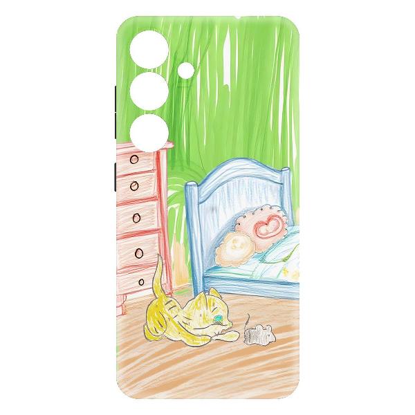 Изображение товара Чехол Krutoff Кошки-мышки Samsung Galaxy S25