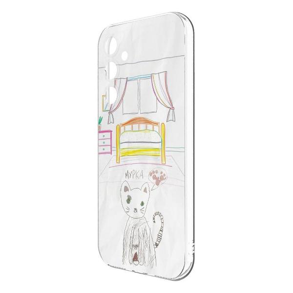 Изображение товара Чехол Krutoff Мурка Samsung Galaxy A55 5G