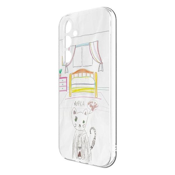 Изображение товара Чехол Krutoff Мурка Samsung Galaxy S23 FE