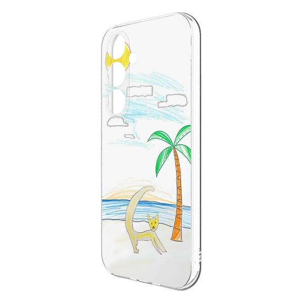 Изображение товара Чехол Krutoff Лемур на пляже Samsung Galaxy S24+