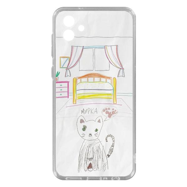 Изображение товара Чехол Krutoff Мурка Samsung Galaxy A04
