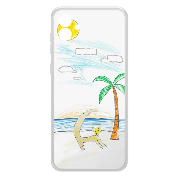 Изображение товара Чехол Krutoff Лемур на пляже Samsung Galaxy A04e