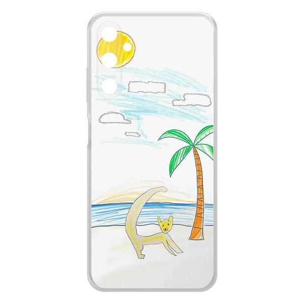 Изображение товара Чехол Krutoff Лемур на пляже Samsung Galaxy A05