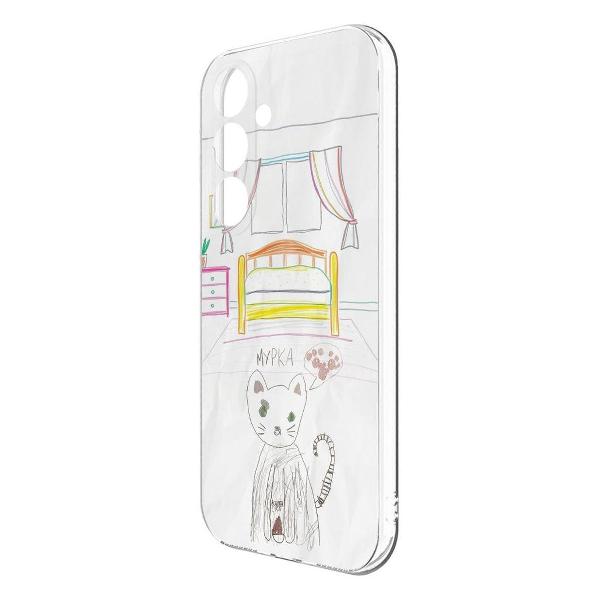 Изображение товара Чехол Krutoff Мурка Samsung Galaxy S24+