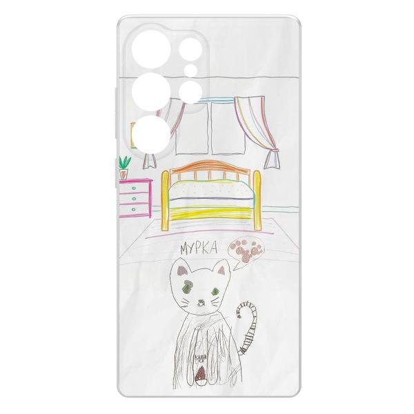 Изображение товара Чехол Krutoff Мурка Samsung Galaxy S25 Ultra