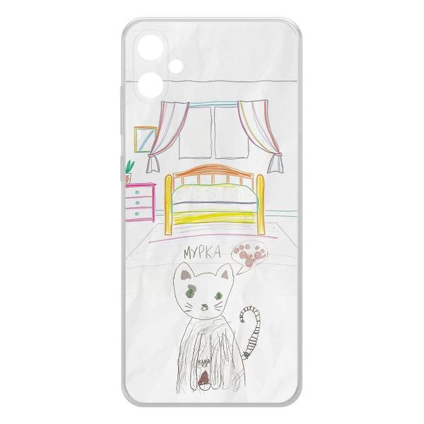 Изображение товара Чехол Krutoff Мурка Samsung Galaxy A05s (603587)