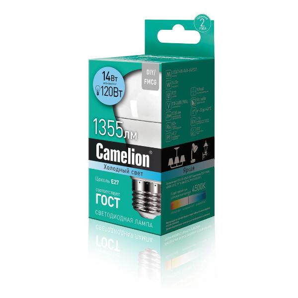 Изображение товара Лампа Camelion LED/14W-A60-4K/E27
