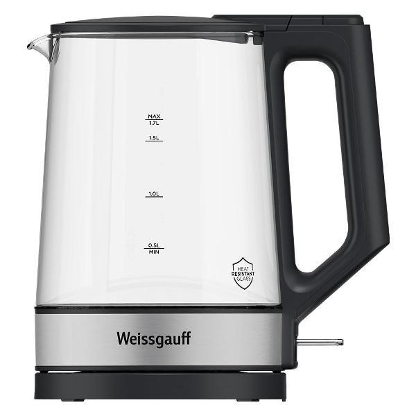 Изображение товара Электрочайник Weissgauff 1700 EcoGlass Graphite