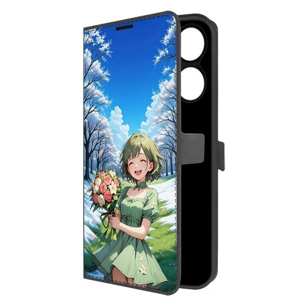 Изображение товара Чехол Krutoff Eco Book для INFINIX Hot 40 Pro Аниме весна
