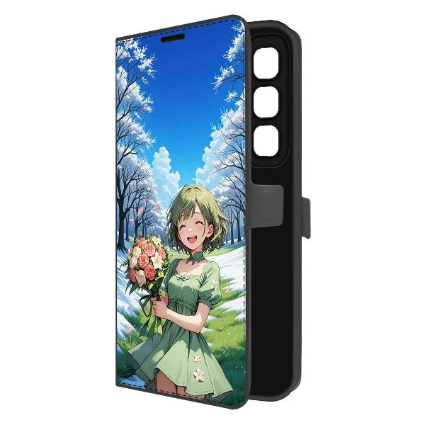 Изображение товара Чехол Krutoff Eco Book для INFINIX Hot 50 Pro Аниме весна