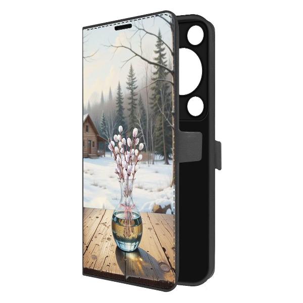 Изображение товара Чехол для смартфона Krutoff Eco Book Huawei Nova Y72s Верба с подставкой Изображение товара Чехол для смартфона Krutoff Eco Book Huawei Nova Y72s Верба с подставкой