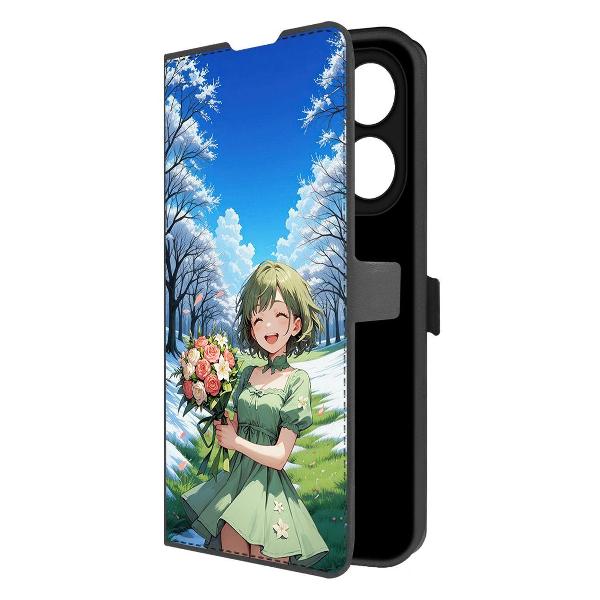 Изображение товара Чехол Krutoff Eco Book для TECNO Spark 20 Pro Аниме весна